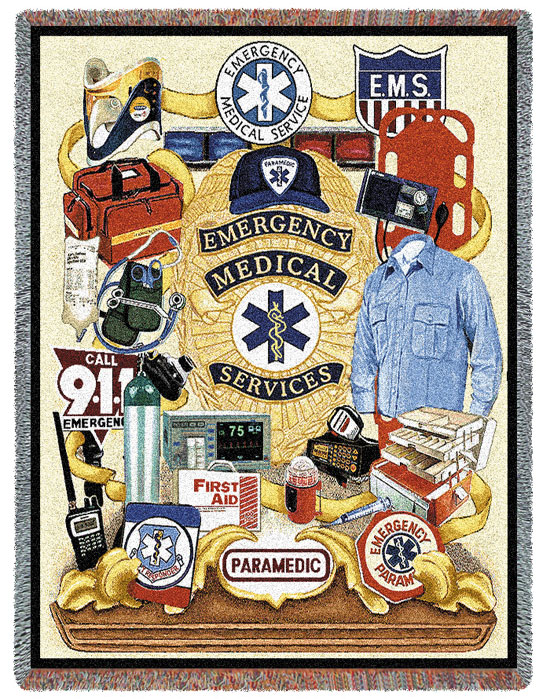D155-3014-70*54 EMS Collage (Professions) Tapestries: Tapestry gallery - Over 1500 tapestries and tapestry decorating accessories - Finest quality - Wide selection - Competitive prices - Source for w