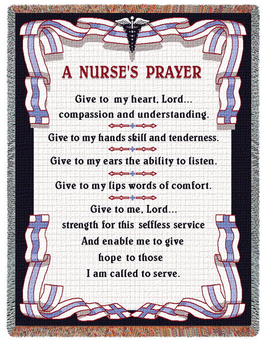 D155-3016-70*54 A Nurse Prayer (Professions) Tapestries: Tapestry gallery - Over 1500 tapestries and tapestry decorating accessories - Finest quality - Wide selection - Competitive prices - Source fo