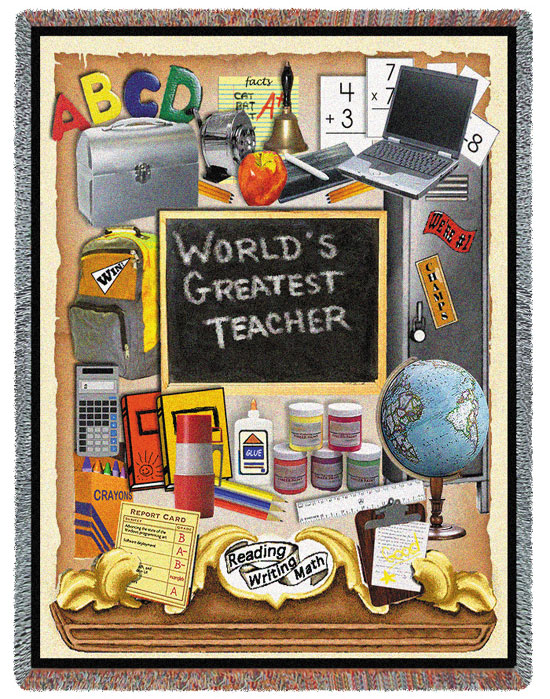 D155-3021-70*54 Teachers Pride (Professions) Tapestries: Tapestry gallery - Over 1500 tapestries and tapestry decorating accessories - Finest quality - Wide selection - Competitive prices - Source fo