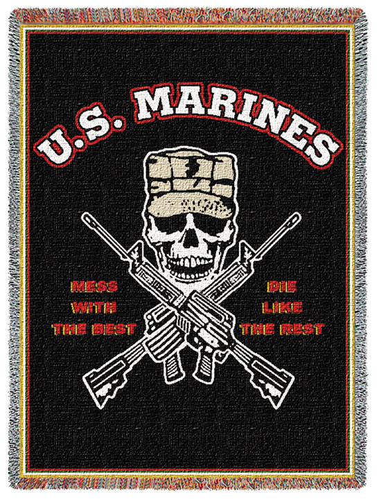 D155-3022-69*48 Mess With The Best (Military) Tapestries: Tapestry gallery - Over 1500 tapestries and tapestry decorating accessories - Finest quality - Wide selection - Competitive prices - Source f