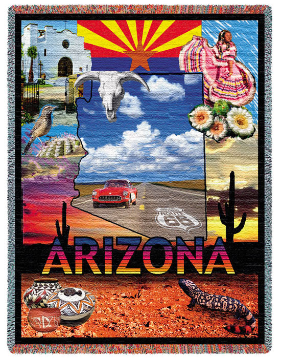 D155-3053-70*54 Arizona (States) Tapestries: Tapestry gallery - Over 1500 tapestries and tapestry decorating accessories - Finest quality - Wide selection - Competitive prices - Source for wholesale 