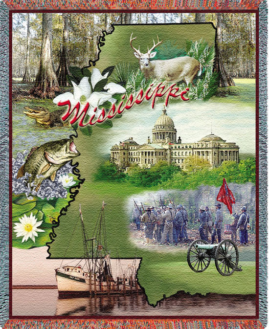 D155-3067-70*54 Mississippi (States) Tapestries: Tapestry gallery - Over 1500 tapestries and tapestry decorating accessories - Finest quality - Wide selection - Competitive prices - Source for wholes