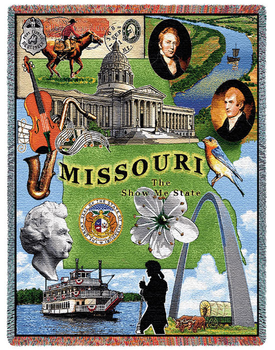 D155-3068-70*54 Missouri (States) Tapestries: Tapestry gallery - Over 1500 tapestries and tapestry decorating accessories - Finest quality - Wide selection - Competitive prices - Source for wholesale