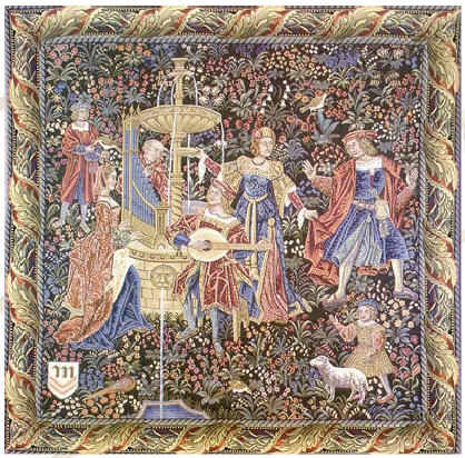 D155-3105-62*62 Country Musicians (Shahrazad) Tapestries: Tapestry gallery - Over 1500 tapestries and tapestry decorating accessories - Finest quality - Wide selection - Competitive prices - Source f