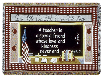 D155-3116-40*50 Teacher (Gift to Remember) Tapestries: Tapestry gallery - Over 1500 tapestries and tapestry decorating accessories - Finest quality - Wide selection - Competitive prices - Source for 