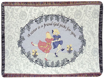 D155-3119-40*50 Sister (Gift to Remember) Tapestries: Tapestry gallery - Over 1500 tapestries and tapestry decorating accessories - Finest quality - Wide selection - Competitive prices - Source for w