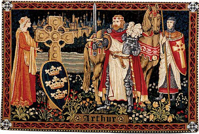 D155-312-39*57 King Arthur Tapestries: Tapestry gallery - Over 1500 tapestries and tapestry decorating accessories - Finest quality - Wide selection - Competitive prices - Source for wholesale tapest