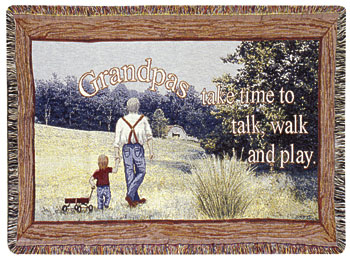 D155-3121-40*50 Grandpa (Gift to Remember) Tapestries: Tapestry gallery - Over 1500 tapestries and tapestry decorating accessories - Finest quality - Wide selection - Competitive prices - Source for 