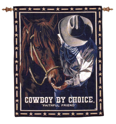 D155-3127-36*27 Faithful Friend Wall Tapestry  Tapestries: Tapestry gallery - Over 1500 tapestries and tapestry decorating accessories - Finest quality - Wide selection - Competitive prices - Source 