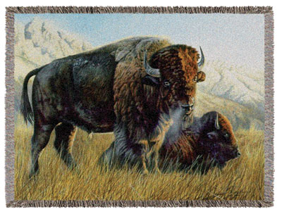 D155-3133-60*50 Resting Buffalo Tapestry Throw Tapestries: Tapestry gallery - Over 1500 tapestries and tapestry decorating accessories - Finest quality - Wide selection - Competitive prices - Source 