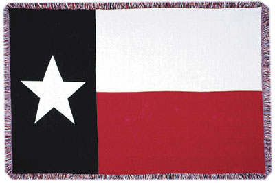 D155-3135-50*70 Texas Flag Throw Tapestries: Tapestry gallery - Over 1500 tapestries and tapestry decorating accessories - Finest quality - Wide selection - Competitive prices - Source for wholesale 