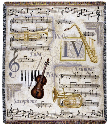 D155-3148-60*50 Music To My Ears (Mix n Match) Tapestries: Tapestry gallery - Over 1500 tapestries and tapestry decorating accessories - Finest quality - Wide selection - Competitive prices - Source 