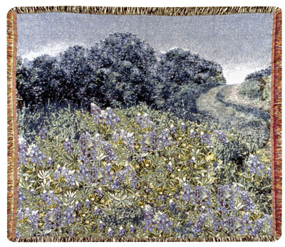D155-3154-60*50 Field of Blue (Garden Party) Tapestries: Tapestry gallery - Over 1500 tapestries and tapestry decorating accessories - Finest quality - Wide selection - Competitive prices - Source fo