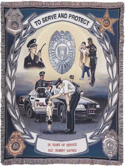 D155-3171-70*50 Police (Profession) Tapestries: Tapestry gallery - Over 1500 tapestries and tapestry decorating accessories - Finest quality - Wide selection - Competitive prices - Source for wholesa