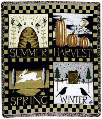 D155-3178-60*50 Four Seasons (Americana) Tapestries: Tapestry gallery - Over 1500 tapestries and tapestry decorating accessories - Finest quality - Wide selection - Competitive prices - Source for wh