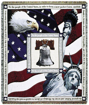 D155-3179-60*50 We The People (Americana) Tapestries: Tapestry gallery - Over 1500 tapestries and tapestry decorating accessories - Finest quality - Wide selection - Competitive prices - Source for w