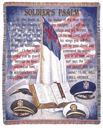D155-3181-60*50 Soldiers Psalm (Americana) Tapestries: Tapestry gallery - Over 1500 tapestries and tapestry decorating accessories - Finest quality - Wide selection - Competitive prices - Source for 