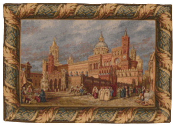 D155-3218-28*42 Palermo - The Cathedral Tapestries: Tapestry gallery - Over 1500 tapestries and tapestry decorating accessories - Finest quality - Wide selection - Competitive prices - Source for who