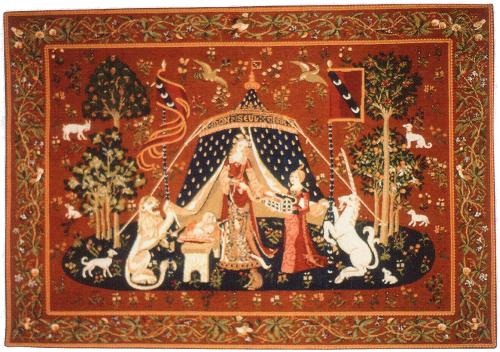 D155-34-39*56 A Mon Seul Desir Tapestries: Tapestry gallery - Over 1500 tapestries and tapestry decorating accessories - Finest quality - Wide selection - Competitive prices - Source for wholesale ta