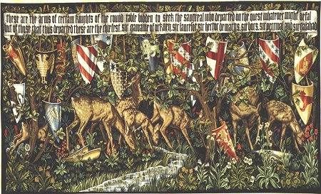 D155-345-54*94 Verdure with Reindeer Tapestries: Tapestry gallery - Over 1500 tapestries and tapestry decorating accessories - Finest quality - Wide selection - Competitive prices - Source for wholes