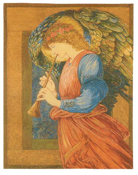 D155-349-35*27 Flageolet Angel Tapestries: Tapestry gallery - Over 1500 tapestries and tapestry decorating accessories - Finest quality - Wide selection - Competitive prices - Source for wholesale ta