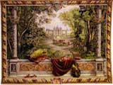 D155-398-58*78 Verdure Au Chateau 9004 Tapestries: Tapestry gallery - Over 1500 tapestries and tapestry decorating accessories - Finest quality - Wide selection - Competitive prices - Source for whol