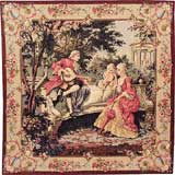 D155-410-28*28 Society in the Park (Left) Tapestries: Tapestry gallery - Over 1500 tapestries and tapestry decorating accessories - Finest quality - Wide selection - Competitive prices - Source for w