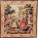 D155-412-28*28 Society in the Park (Right Panel) Tapestries: Tapestry gallery - Over 1500 tapestries and tapestry decorating accessories - Finest quality - Wide selection - Competitive prices - Sourc