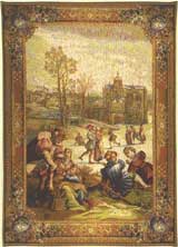 D155-414-58*44 Les Patineurs Tapestries: Tapestry gallery - Over 1500 tapestries and tapestry decorating accessories - Finest quality - Wide selection - Competitive prices - Source for wholesale tape