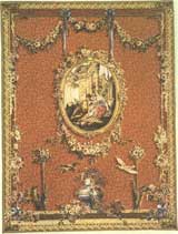 D155-424-58*44 Serande Rouge Tapestries: Tapestry gallery - Over 1500 tapestries and tapestry decorating accessories - Finest quality - Wide selection - Competitive prices - Source for wholesale tape