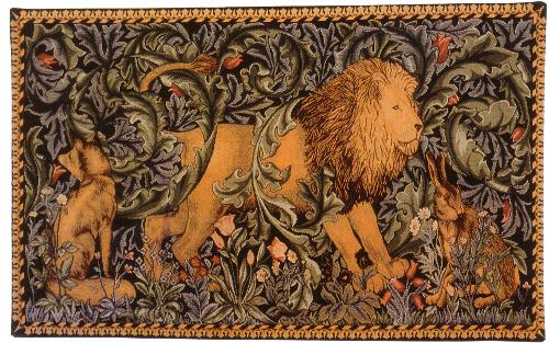 D155-47-28*48 Lion Tapestries: Tapestry gallery - Over 1500 tapestries and tapestry decorating accessories - Finest quality - Wide selection - Competitive prices - Source for wholesale tapestry 