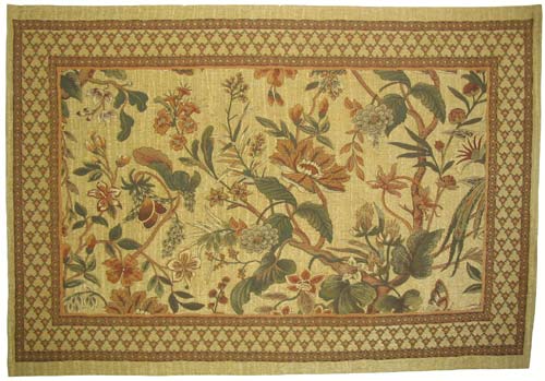 D155-480-40*56 Le Coq with Flower Tapestries: Tapestry gallery - Over 1500 tapestries and tapestry decorating accessories - Finest quality - Wide selection - Competitive prices - Source for wholesale