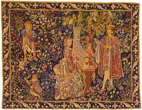 D155-491-35*45 Dame A Lorgue Tapestries: Tapestry gallery - Over 1500 tapestries and tapestry decorating accessories - Finest quality - Wide selection - Competitive prices - Source for wholesale tape