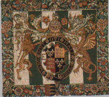 D155-505-50*56 Royal Arms of England Tapestries: Tapestry gallery - Over 1500 tapestries and tapestry decorating accessories - Finest quality - Wide selection - Competitive prices - Source for wholes