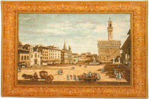 D155-516-26*30 Florence Piazza (3657) Tapestries: Tapestry gallery - Over 1500 tapestries and tapestry decorating accessories - Finest quality - Wide selection - Competitive prices - Source for whole