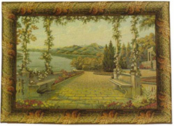 D155-522-35*88 Terrace and Lake Tapestries: Tapestry gallery - Over 1500 tapestries and tapestry decorating accessories - Finest quality - Wide selection - Competitive prices - Source for wholesale t