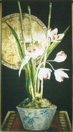 D155-561-47*26 Silver Medallion Tapestries: Tapestry gallery - Over 1500 tapestries and tapestry decorating accessories - Finest quality - Wide selection - Competitive prices - Source for wholesale t