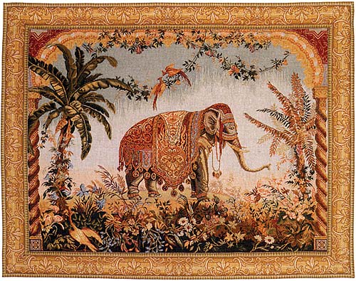 D155-59-44*58 Royal Elephant Tapestries: Tapestry gallery - Over 1500 tapestries and tapestry decorating accessories - Finest quality - Wide selection - Competitive prices - Source for wholesale tape