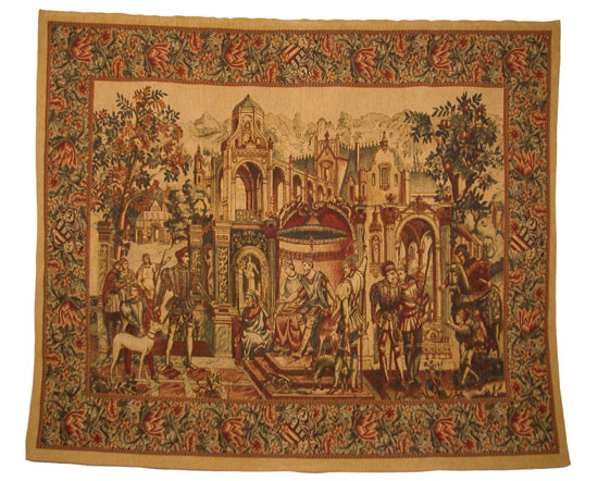 D155-691-38*54 The Kings Departure-1 Tapestries: Tapestry gallery - Over 1500 tapestries and tapestry decorating accessories - Finest quality - Wide selection - Competitive prices - Source for whole