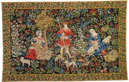 D155-710-52*75 The Working of the Wool (12577) Tapestries: Tapestry gallery - Over 1500 tapestries and tapestry decorating accessories - Finest quality - Wide selection - Competitive prices - Source 