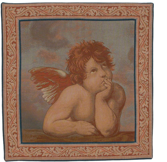 D155-720-22*21 Raphaels Angel (left panel) Tapestries: Tapestry gallery - Over 1500 tapestries and tapestry decorating accessories - Finest quality - Wide selection - Competitive prices - Source for 