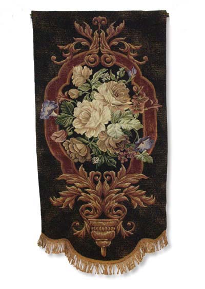 D155-742-45*21 Rose and Morning Glory Tapestries: Tapestry gallery - Over 1500 tapestries and tapestry decorating accessories - Finest quality - Wide selection - Competitive prices - Source for whole