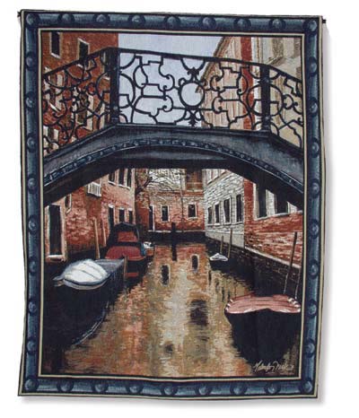D155-767-52*41 Venetian Canal Tapestries: Tapestry gallery - Over 1500 tapestries and tapestry decorating accessories - Finest quality - Wide selection - Competitive prices - Source for wholesale tap