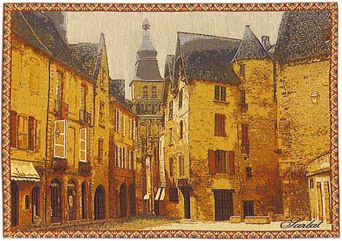 D155-773-19*24 Sarlat (1373) Tapestries: Tapestry gallery - Over 1500 tapestries and tapestry decorating accessories - Finest quality - Wide selection - Competitive prices - Source for wholesale tape