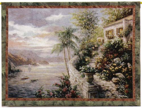D155-792-40*54 Tranquil Sea Tapestries: Tapestry gallery - Over 1500 tapestries and tapestry decorating accessories - Finest quality - Wide selection - Competitive prices - Source for wholesale tapes