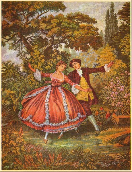 D155-798-27*22 Danza (without border -1153) Tapestries: Tapestry gallery - Over 1500 tapestries and tapestry decorating accessories - Finest quality - Wide selection - Competitive prices - Source for