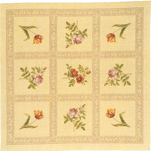 D155-83-59*59 Floral Garden (Throw) Tapestries: Tapestry gallery - Over 1500 tapestries and tapestry decorating accessories - Finest quality - Wide selection - Competitive prices - Source for wholesa