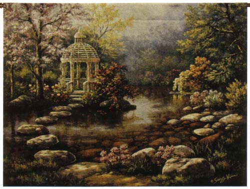 D155-835-40*54 Gazebo-B Tapestries: Tapestry gallery - Over 1500 tapestries and tapestry decorating accessories - Finest quality - Wide selection - Competitive prices - Source for wholesale tapestry 