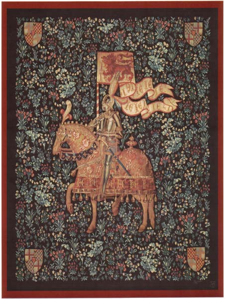 D155-873-78*58 Le Chevalier Tapestries: Tapestry gallery - Over 1500 tapestries and tapestry decorating accessories - Finest quality - Wide selection - Competitive prices - Source for wholesale tapes