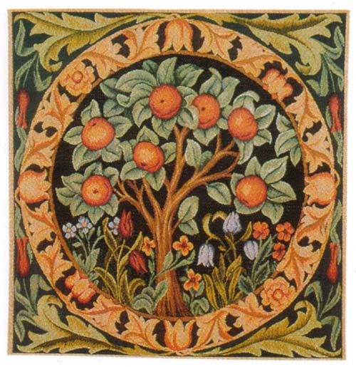 D155-895-19*19 Orange Tree (7739) Tapestries: Tapestry gallery - Over 1500 tapestries and tapestry decorating accessories - Finest quality - Wide selection - Competitive prices - Source for wholesale